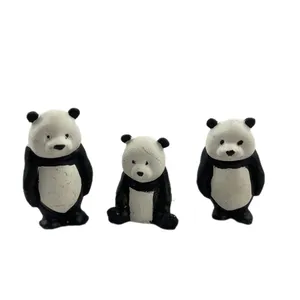 مجسمه مدل پاندا مجموعه سه عددی