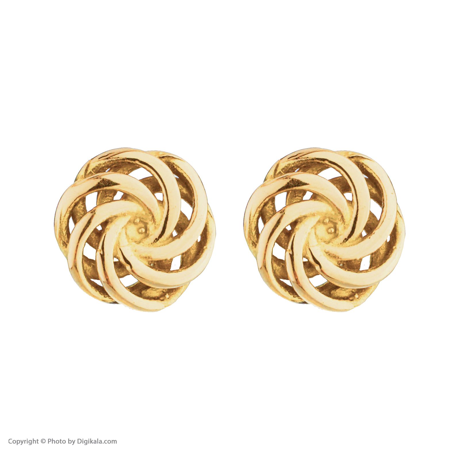 گوشواره طلا 18 عیار زنانه پرسته مدل WE645 - - 2