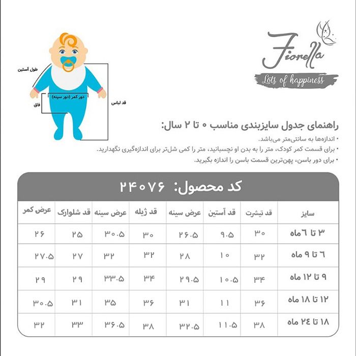 ست 3 تکه لباس پسرانه فیورلا مدل رهام -  - 11