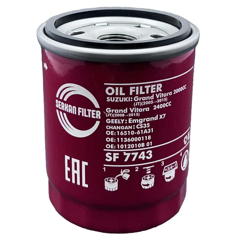 فیلتر روغن خودرو سرکان مدل SF 7743 مناسب برای سوزوکی ویتارا