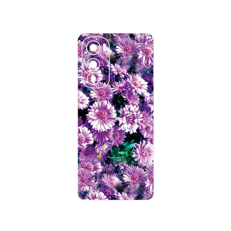 برچسب پوششی ماهوت مدل Purple_Flower مناسب برای گوشی موبایل موتورولا Edge 30