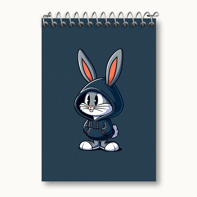 دفتر یادداشت 50 برگ خندالو طرح باگز بانی کد N5381