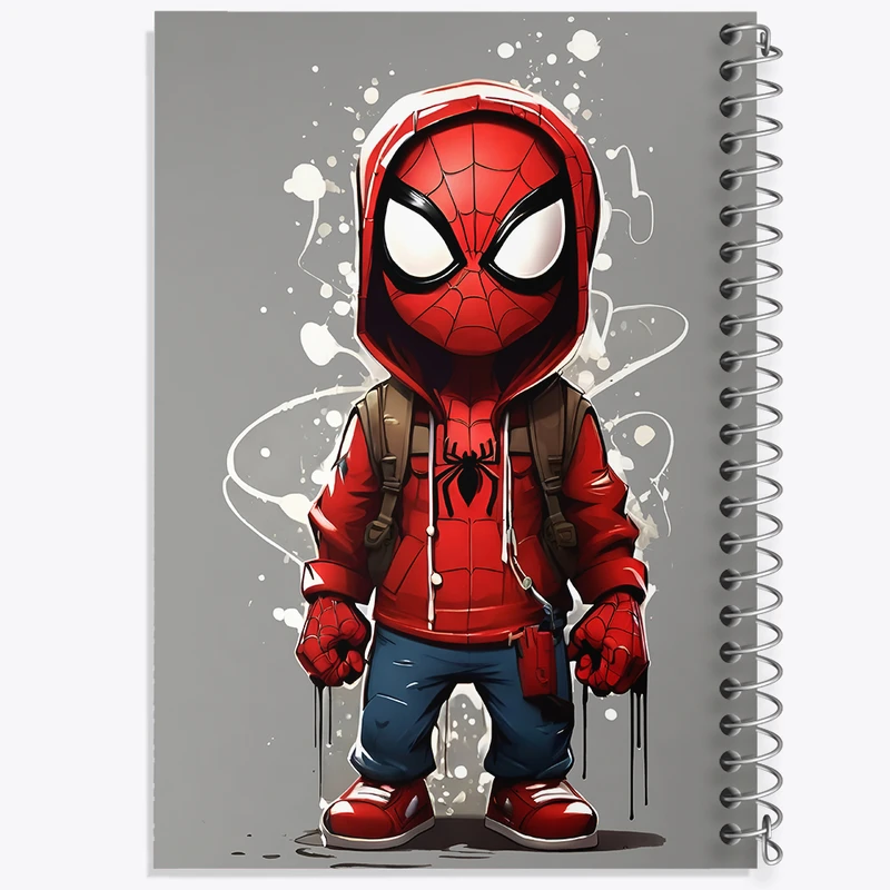 دفتر نقاشی 50 برگ خندالو طرح مرد عنکبوتی (Spider Man) کد F6921