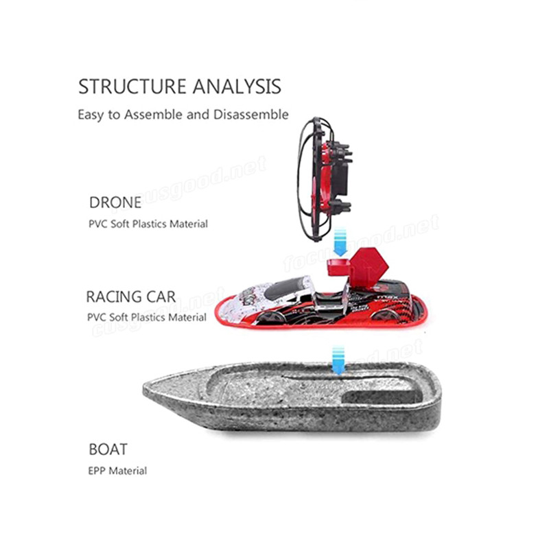 قایق بازی کنترلی مدل RC Boat Drone