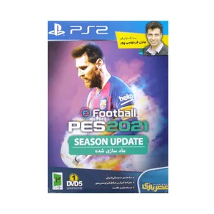 بازی pes 2021 با گزارش فارسی عادل فردوسی پور مخصوص ps2 نشر عصر بازی