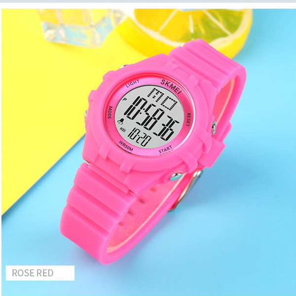 ساعت مچی دیجیتال پسرانه اسکمی مدل 1716Pink