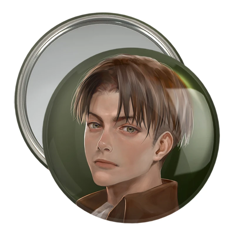 آینه جیبی خندالو مدل لیوای انیمه اتک آن تایتان Attack on Titan  کد 18510