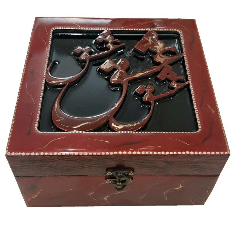 جعبه هدیه چوبی مدل عشق