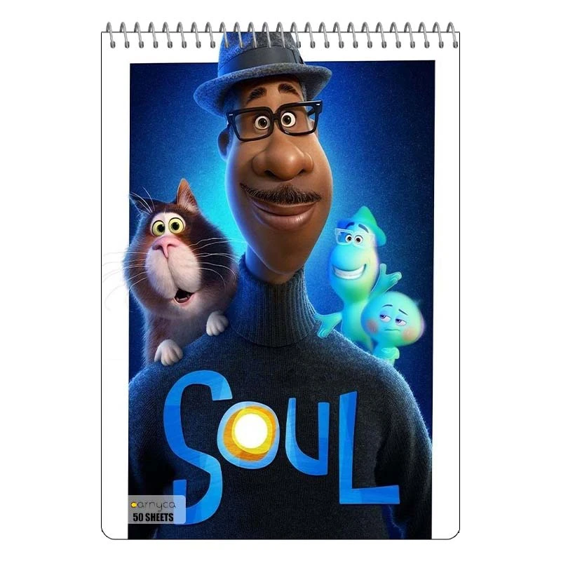 دفتر نقاشی 50 برگ سیمی کارنیکا طرح روح Soul کد 63109