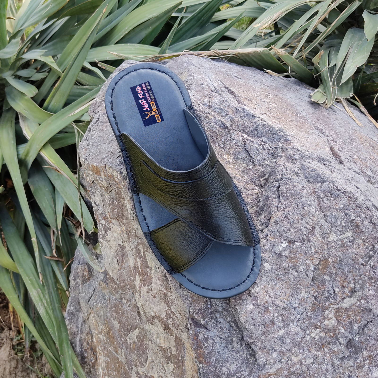 صندل مردانه چرم تبریز مدل پیروز -  - 5