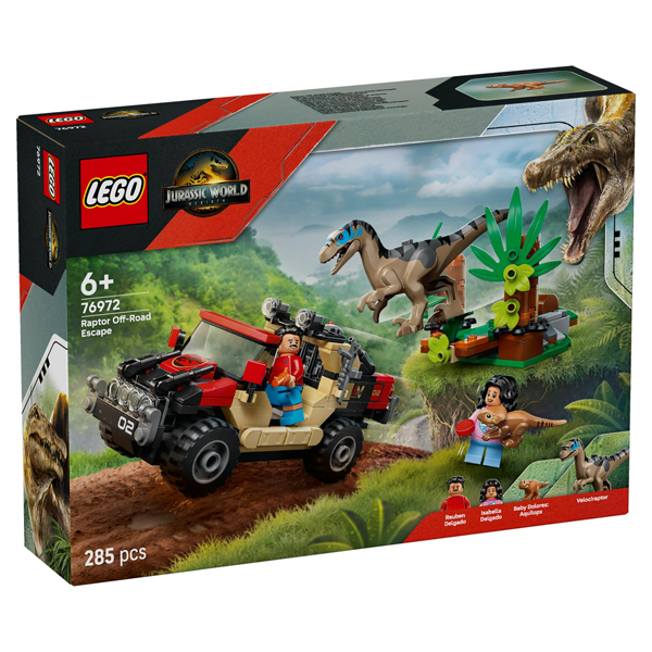 لگو 285 تکه سری ژوراسیک مدل Raptor Off-Road Escape کد 76972
