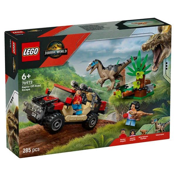 لگو 285 تکه سری ژوراسیک مدل Raptor Off-Road Escape کد 76972