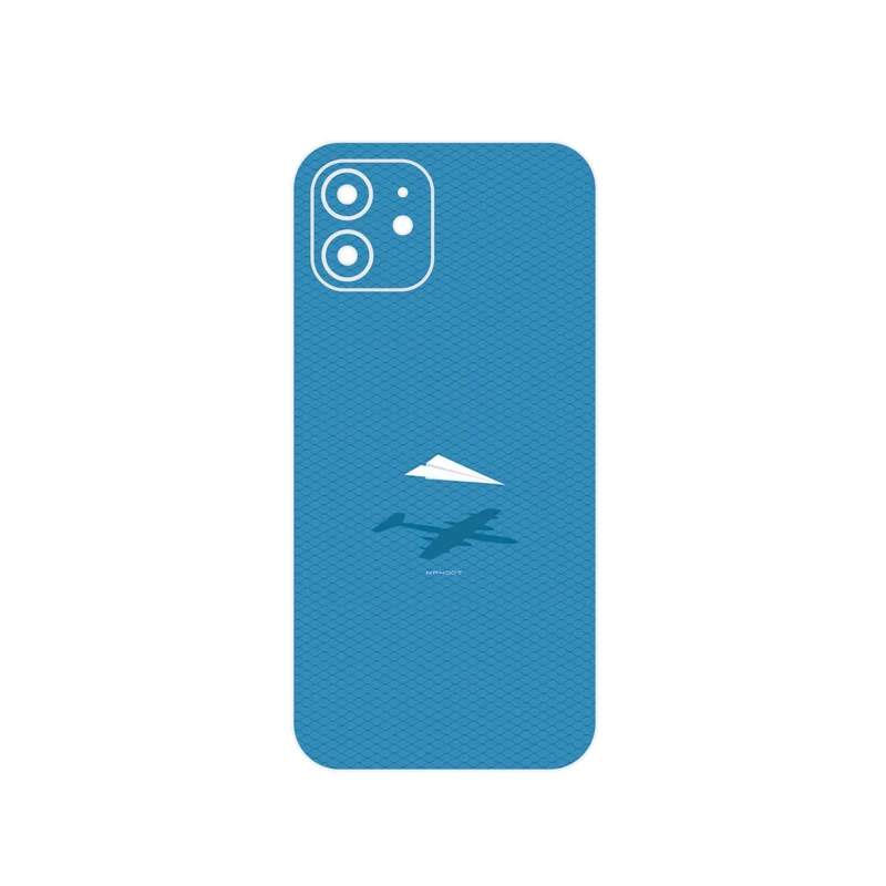 برچسب پوششی ماهوت مدل Minimal Paper Airplane مناسب برای گوشی موبایل اپل iPhone 12