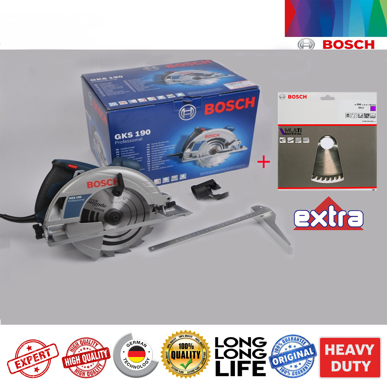 اره دیسکی بوش مدل GKS 190 + Extra