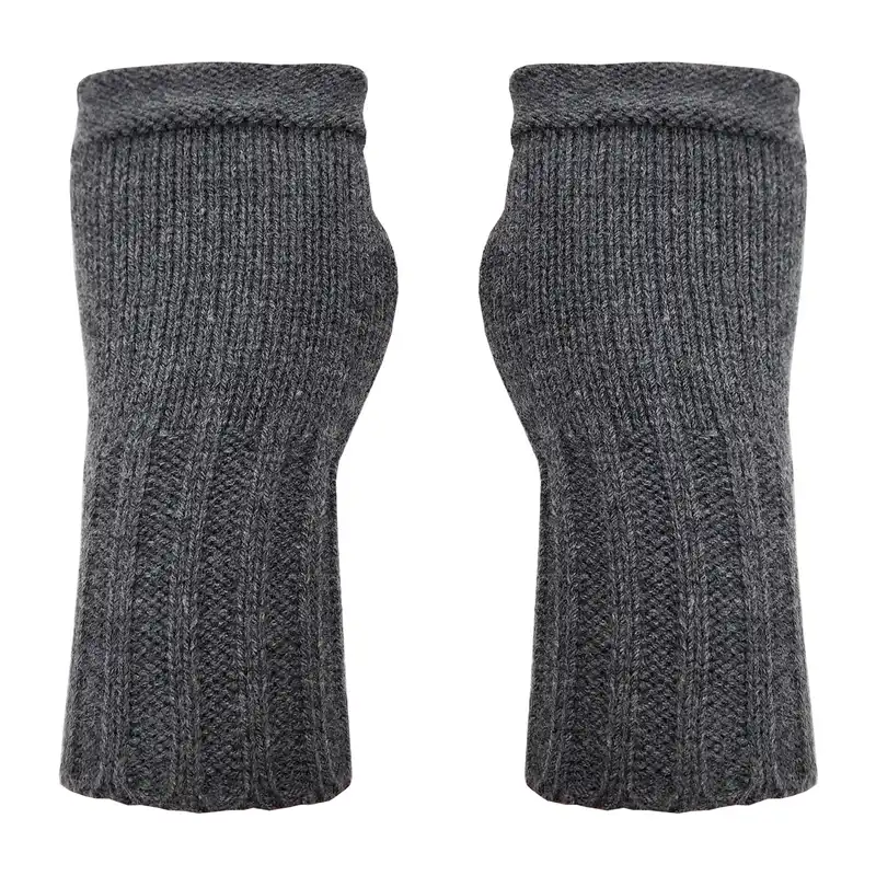 دستکش بافتنی زنانه مدل سیمپل کد ZGS01-DGR