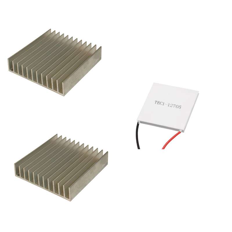 المان خنک کننده ترموالکتریک مدل TC1-12706 به همراه هیت سینک بسته دو عددی
