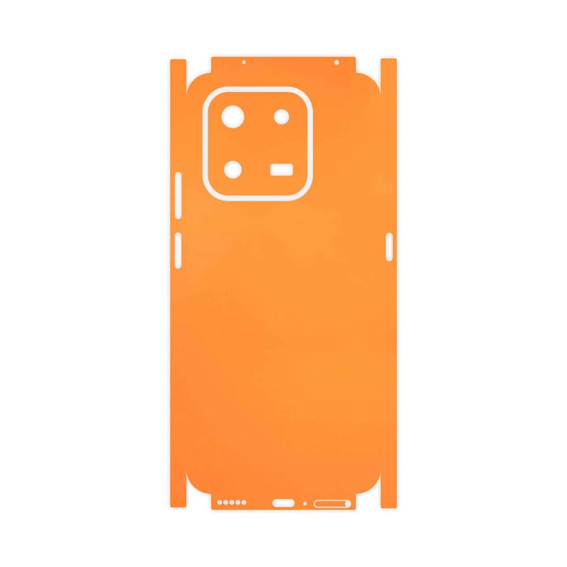 برچسب پوششی ماهوت مدل Matte-Orange-FullSkin مناسب برای گوشی موبایل آنر X7d 4G