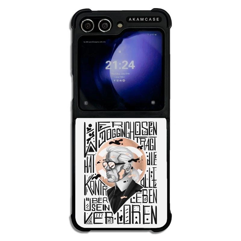کاور آکام مدل AMCWSGZFLIP5-KARL13 مناسب برای گوشی موبایل سامسونگ Galaxy Z Flip 5