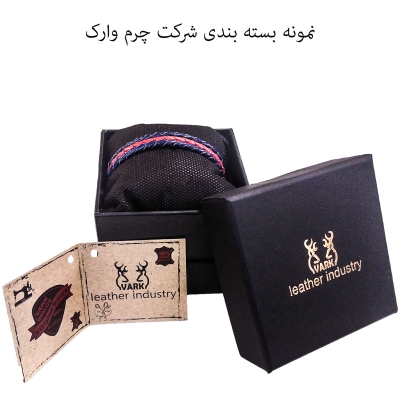 دستبند چرم وارک مدل دایان کد rb335