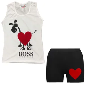 ست تاپ و شلوارک دخترانه کاندید اسپرت مدل 44