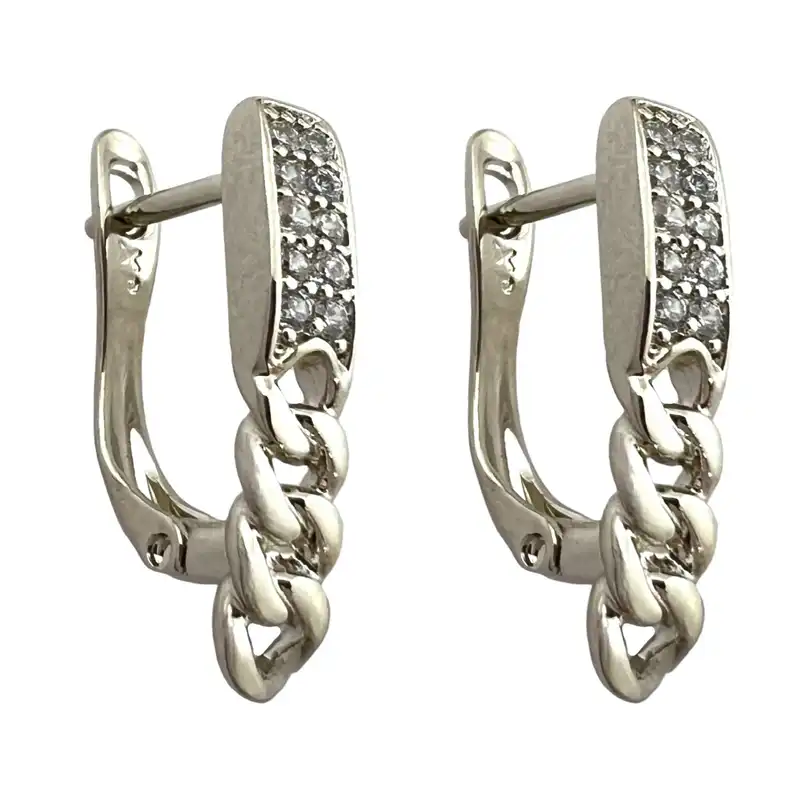 گوشواره زنانه ژوپینگ مدل کارتی کد E4966