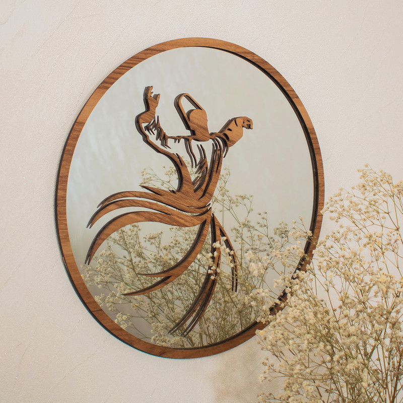 تابلو آینه مدل رقص سماع