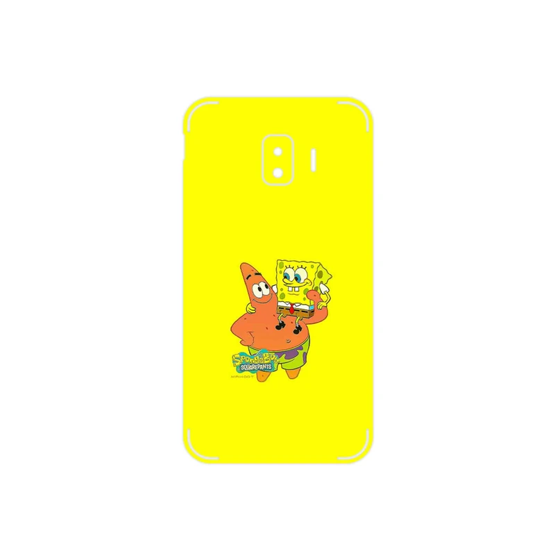 برچسب پوششی ماهوت مدل SpongeBob SquarePants مناسب برای گوشی موبایل سامسونگ Galaxy J2 Core