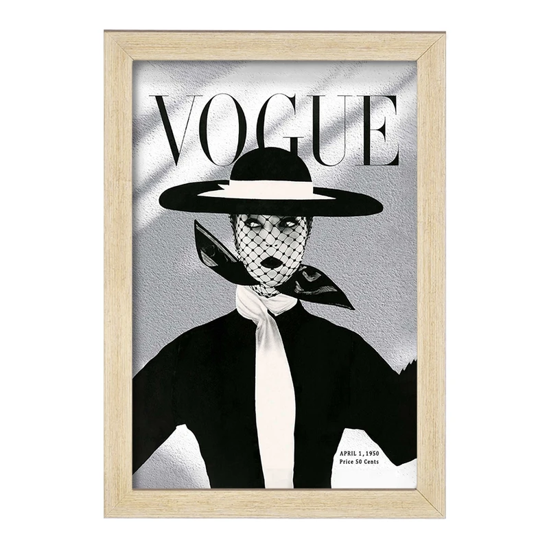 تابلو خندالو مدل مجله وگ (Vogui) کد F11333