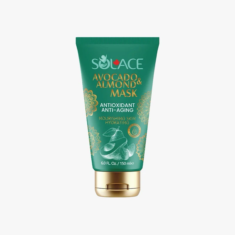 ماسک صورت سولس مدل روغن بادام و آووکادو مناسب برای انواع پوست حجم 150 میلی لیتر