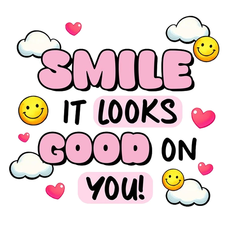 استیکر پارچه و لباس پاد آفرین مدل نوشته کد DKST177