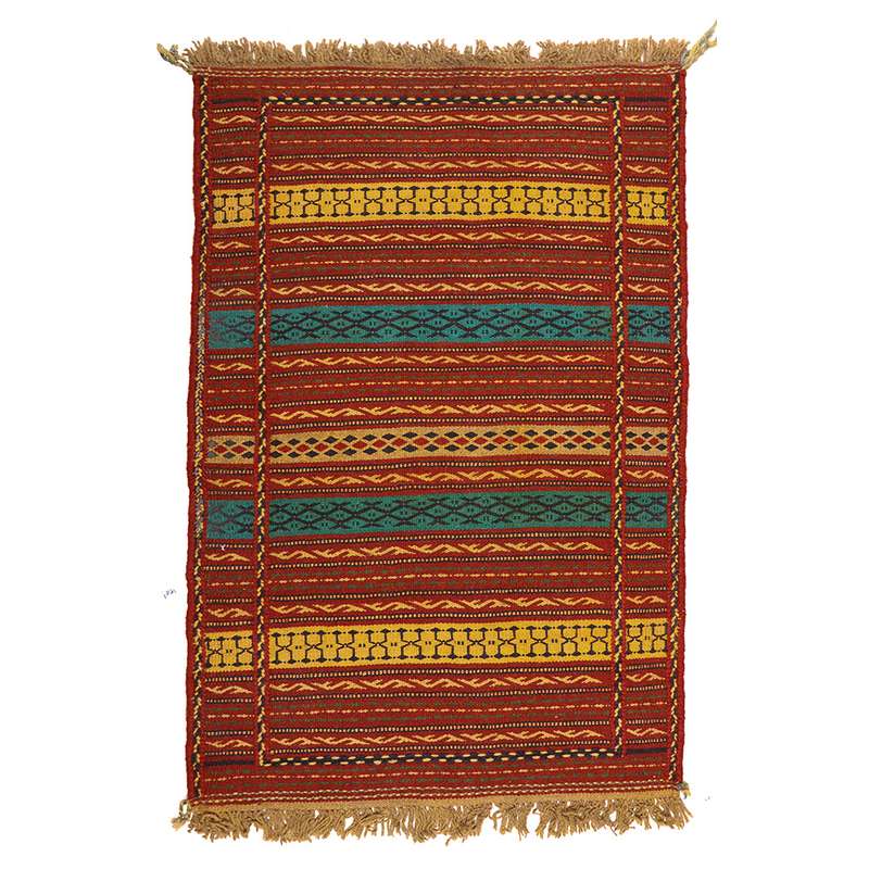 گلیم دستبافت یک متری مدل کلات کد 1409504