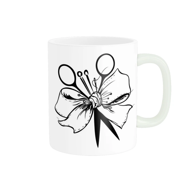 ماگ پاد آفرین طرح قیچی کد 84