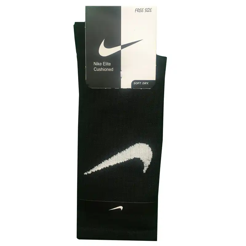 جوراب ورزشی ساق بلند مردانه مدل کشی کد NKBL527 رنگ مشکی