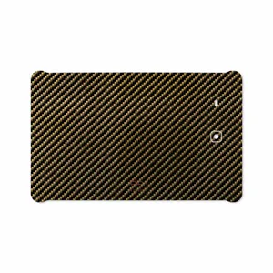 MAHOOT Glossy-Brown-Fiber Cover Sticker for Samsung Galaxy Tab E 9.6 2015 T561