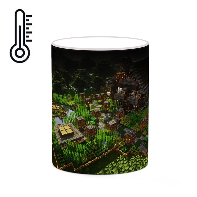 ماگ حرارتی کاکتی طرح ماینکرافت minecraft مدل mgh41060