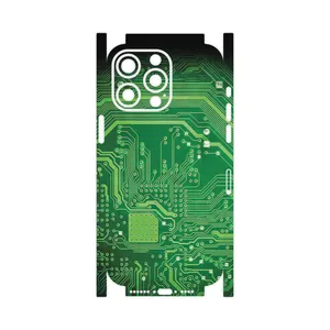 MAHOOT Green_Printed_Circuit_Board-FullSkin Cover Sticker for Apple iPhone 15 Pro Max