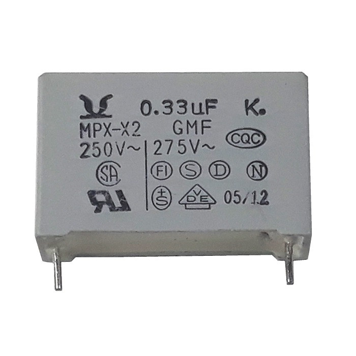 خازن پلی استر 330 نانوفاراد مدل MPX-X2 بسته 4 عددی