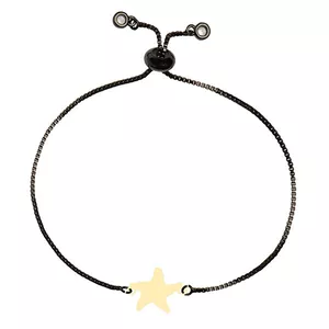 دستبند طلا 18 عیار زنانه الن نار مدل ستاره ELN101247