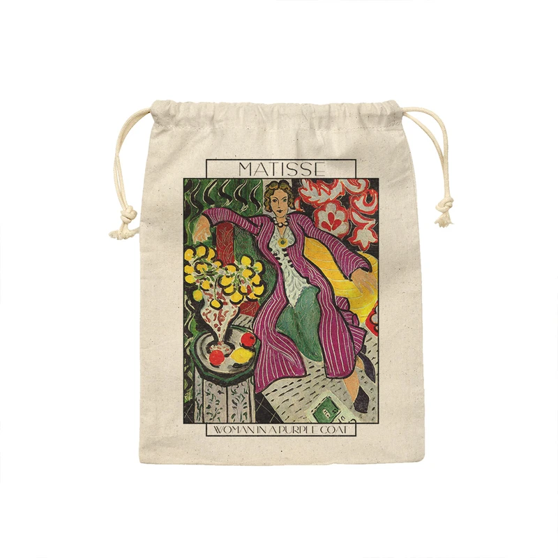 نظم دهنده ترمه طراحان ایده مدل زنی با عبای بنفش از ماتیس کد art0699 - L