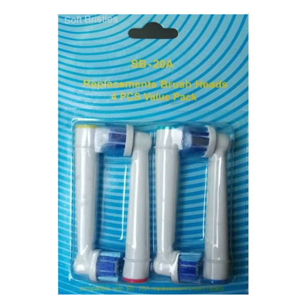 سری یدک مسواک برقی مدل SB-20A بسته 4 عددی