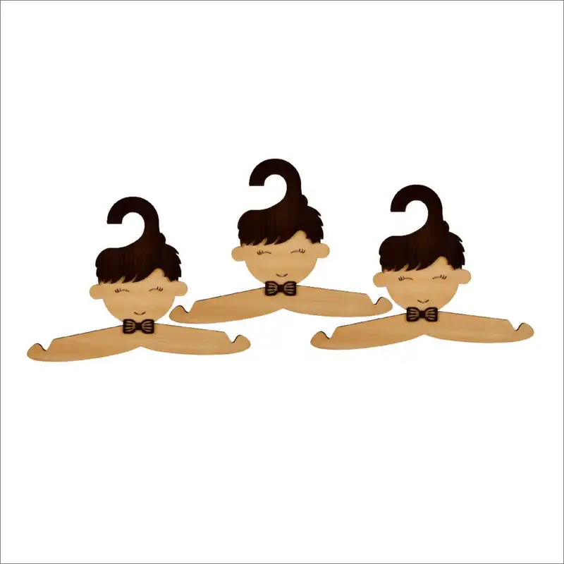 چوب لباسی نوزاد مدل boy1001 مجموعه 3 عددی