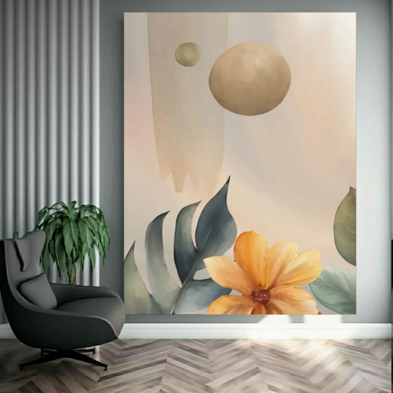  پوستر طرح برگ مدل گل کد FB105875