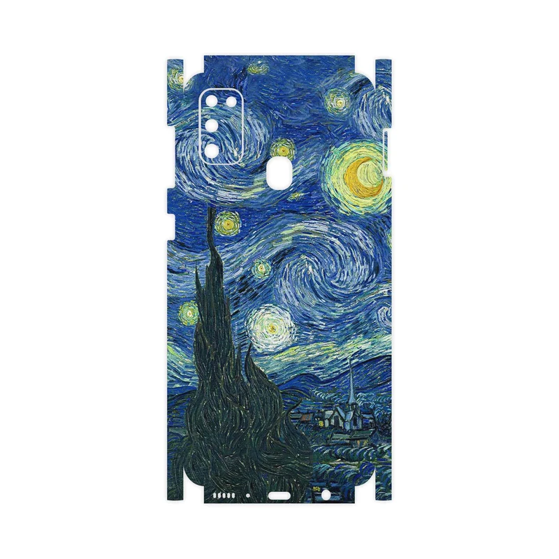 برچسب پوششی ماهوت مدل The Starry Night of van Gogh-FullSkin مناسب برای گوشی موبایل سامسونگ Galaxy M21