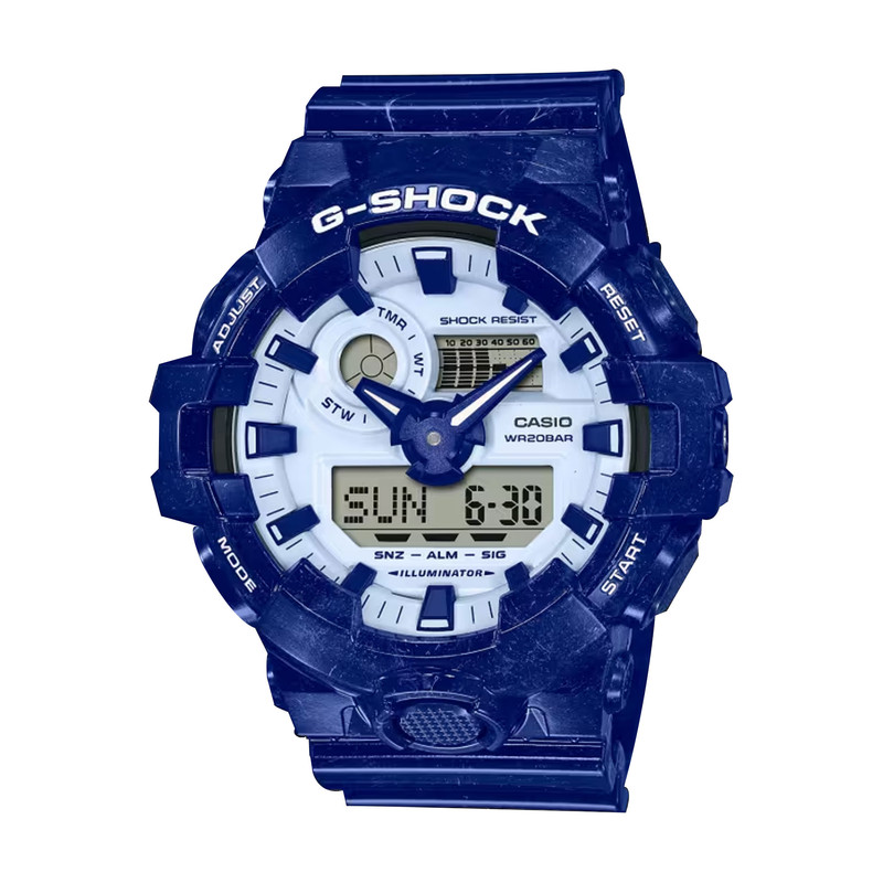 ساعت مچی عقربه ای مردانه کاسیو مدل GA-110BWP-2ADR