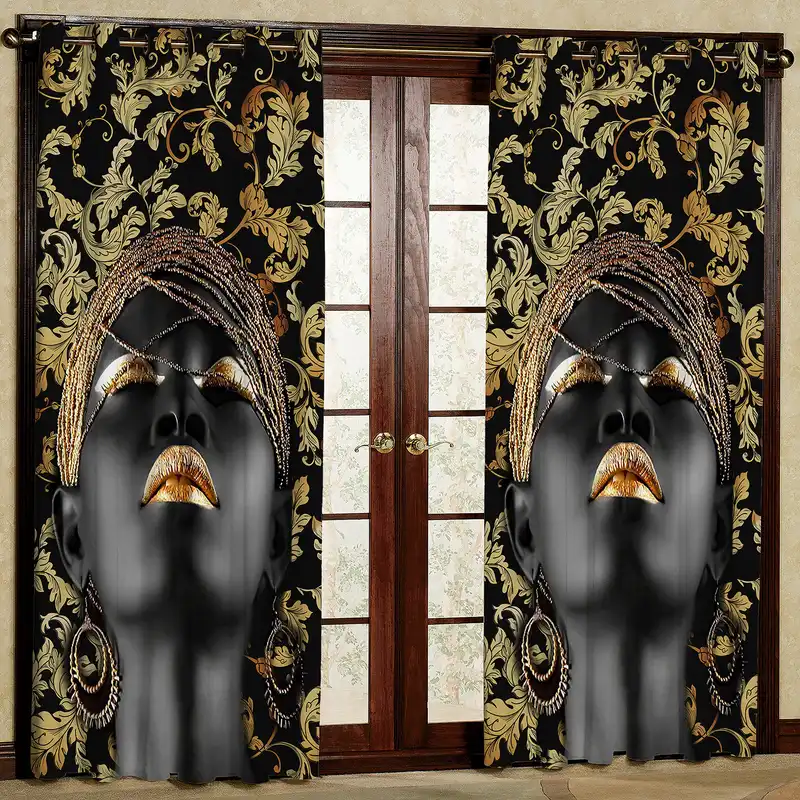 پرده مدل چهره هازان پانچی کد 1912 سایز 140x200 سانتی متر