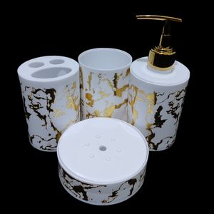 ست سرویس بهداشتی 4پارچه طرح سنگ کد 36