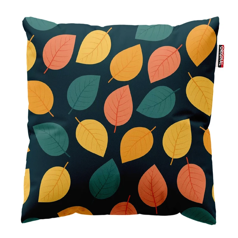 کوسن پاد آفرین طرح برگ کد 3747 سایز 30*30 سانتی متر