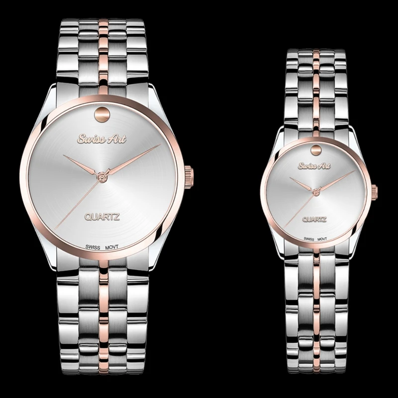 ست ساعت مچی عقربه‌ای کوارتز زنانه و مردانه سوئیس آرت مدل MR920WATCH166-7G.L