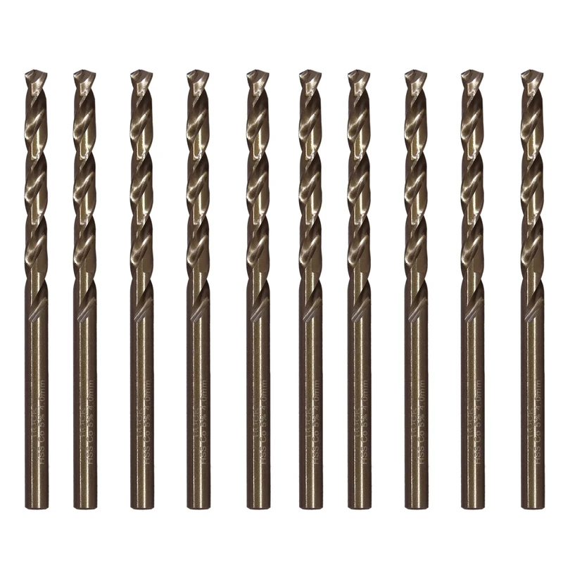 مته فلز کبالت  راک مدل ART-RK-4mm سایز 4 میلی متر مجموعه 10 عددی