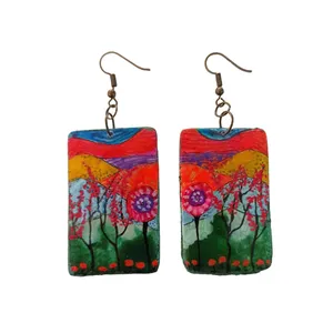 گوشواره زنانه مدل دامنه